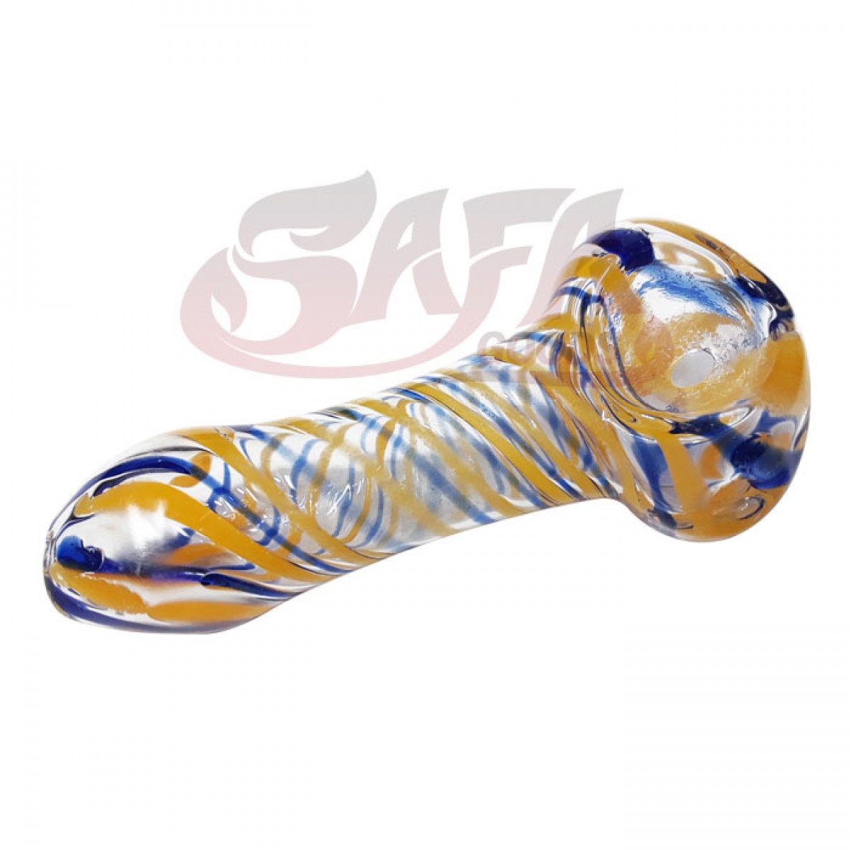 2.5 Inch Glass Hand Pipes - Inside Frit